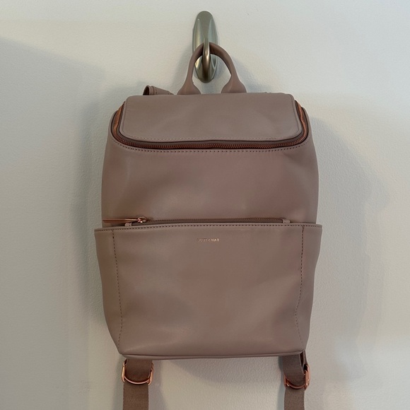 Matt & Nat Handbags - Matt & Nat Women's Taupe Backpack